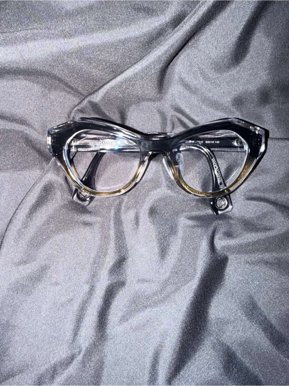 Blake Kuwahara Valerio Grey/Gold Ombre Eye Glasses